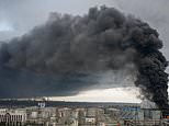 Putin airstrike pounds Odessa fuel storage as Boris Johnson wants to give Ukraine anti-ship missiles