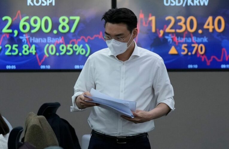 Asian shares fall, trading muted with Good Friday holidays