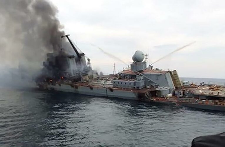 The ship sank after being struck by two Ukrainian cruise missiles in mid-April, dealing a blow to the Russian military
