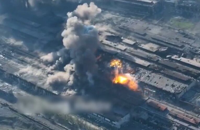 Ukrainian soldiers are making ‘superhuman efforts’ to contain Russian forces breaking into the steel complex, says commander of the Azov Regiment