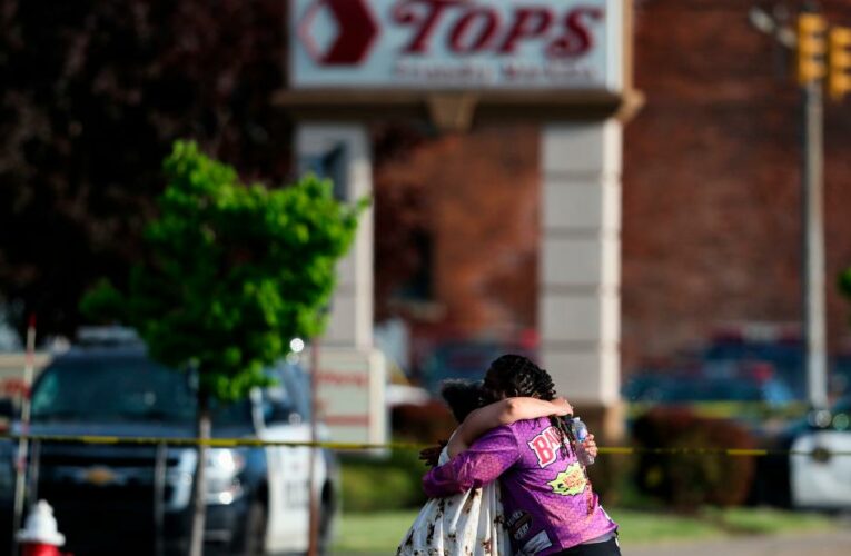 A gunman killed 10 people and wounded three others in a mass shooting authorities believe was racially motivated