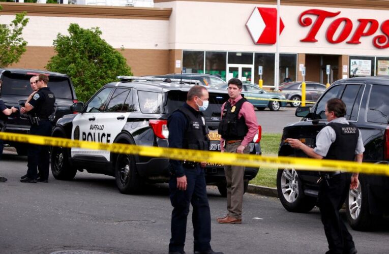 Ten people were killed and three injured during a mass shooting at a supermarket in Buffalo, New York