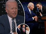 Biden blames NRA for lack of gun control as Jimmy Kimmel asks: ‘Why are you so optimistic!’