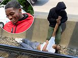 Chicago commuter, 20, leaps onto subway tracks to rescue man who had fallen onto third rail