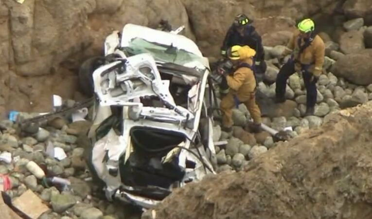 California father is charged with attempted murder after allegedly driving his family off an oceanside cliff, prosecutors say | CNN